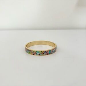 NWOT! Lilly Pulitzer Gold Tone Gypsy Jungle Bangle Bracelet